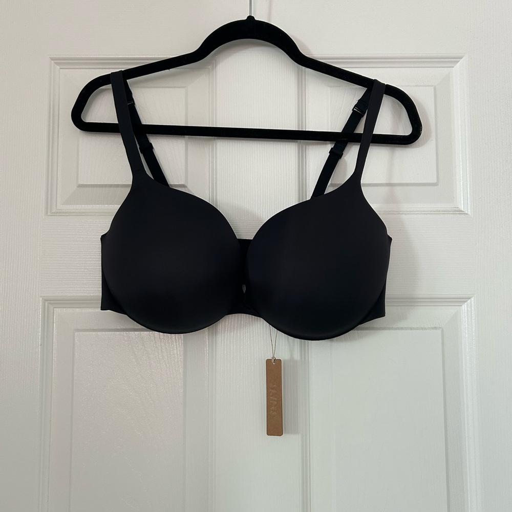 Women's Skims Black Push Up Bra 36 DD
